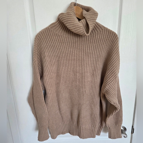 Womance Sweaters - Women's Cream Turtleneck Sweater